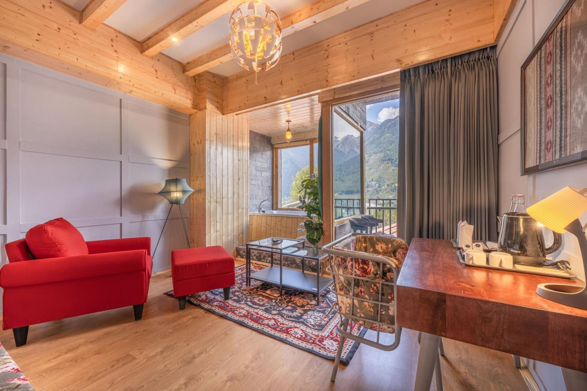 ホテル Echor Himalayan Heights Luxe Manali エクステリア 写真
