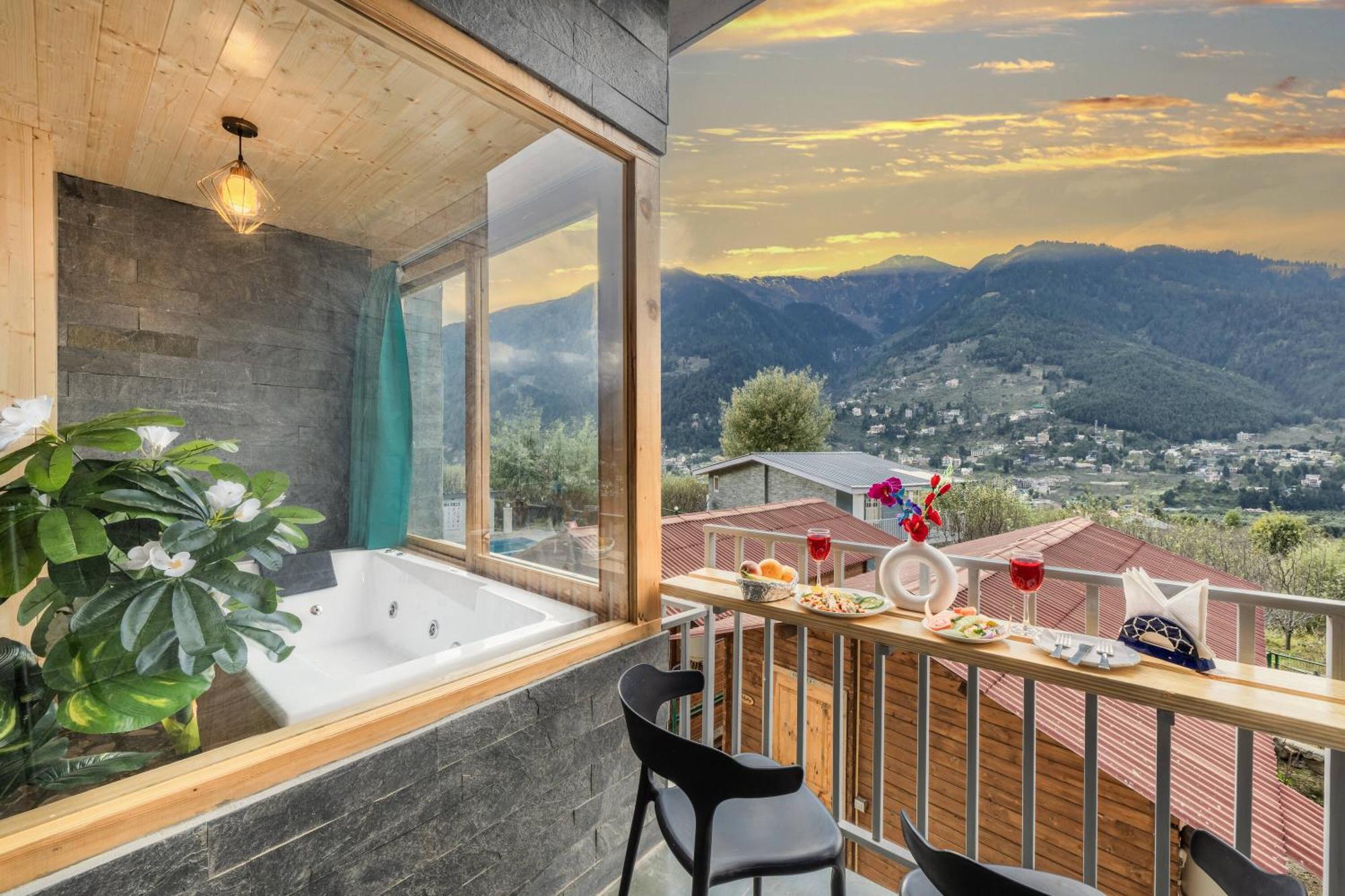 ホテル Echor Himalayan Heights Luxe Manali エクステリア 写真